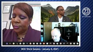 BOC Work Session - January 4, 2021