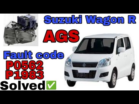 Quick Fix: Clearing SUZUKI Wagon R AGS P1983 & P0562 Fault Codes – Step-by-Step System Voltage Reset