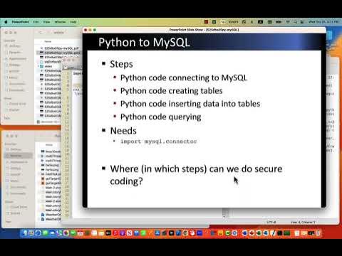 SQL (DDL) embedded in Python - YouTube