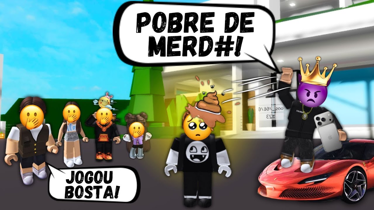 O menino rico que humilhava o menino pobre e se deu mal !! - HISTÓRIA DE ROBLOX