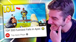 FUNNY MOMENTS y FAILS de APEX LEGENDS! 😂 | Reaccionando