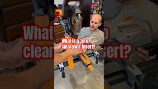 Zero Clearance insert for Chop saws. Why I like them.