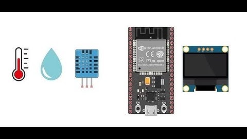 Display temperature and humidity measured by DHT11 connected to ESP32 on SSD1306 display
