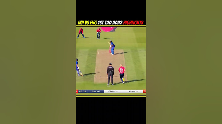 IND vs ENG 1st T20 2022 – Epic Clash Begins | Match Highlights