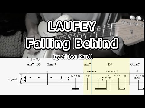Laufey - Falling Behind (Aiden Kroll) Guitar TABS