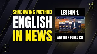 English In News - American English Shadowing Speaking Practice - Lesson 1