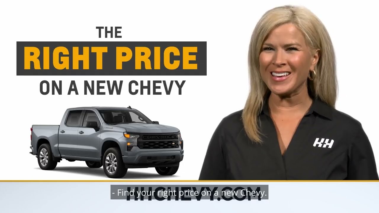 Find Your Right Price On a New Chevy at H+H Chevrolet
