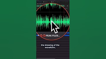 Audition: How To Disable Peak Files (.pkf)