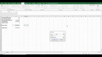 Combining Future Value function with Goal Seek to achieve Investment Target in Excel