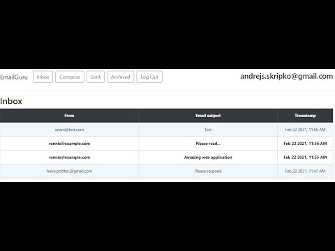 EmailGuru - Mail web application