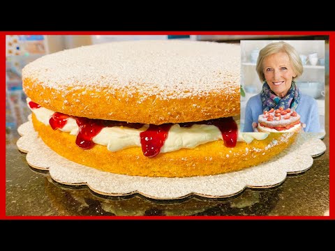 Victoria Sponge Cake Recipe For Beginners | Mary Berry Classic Victoria Sponge Cake Recipe
