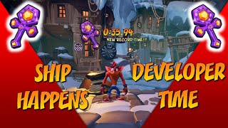 Ship Happens (0:35.94) - Crash Bandicoot 4 Developer Time Trials