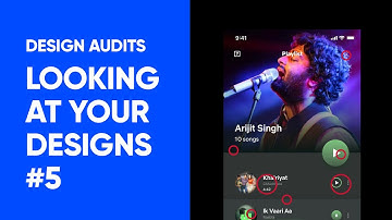 Music player app design audit - Looking at your designs 5