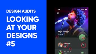 Music player app design audit - Looking at your designs 5 screenshot 4