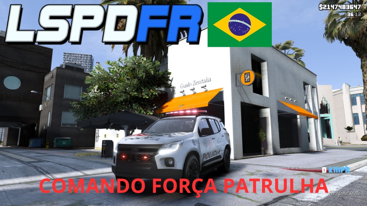 COMANDO FORÇA PATRULHA | BRIGA DE RUA E 3 SUSPEITOS PRESOS | GTA V POLICIAL