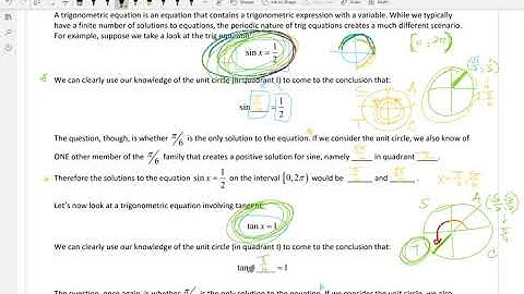 Precalculus 2 - 5.5 Solving Trig Equations