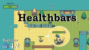 Simple healthbar UI - two ways - Learn Godot 4 - no talking