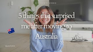 5 Things that SHOCKED me after Moving to Australia  Things you should know before moving here!