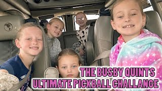 OutDaughtered | Adam Busby Taking The Quints To Fun PICKLEBALL Battle!!! Parking Lot CHAOS!!!