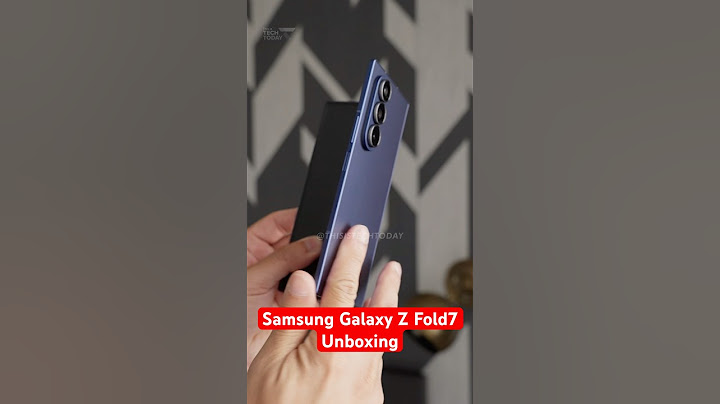 Unboxing the new Samsung Galaxy Z Fold7