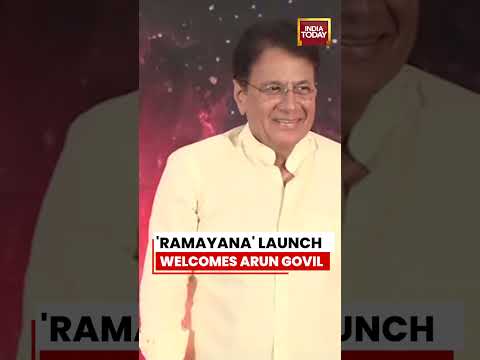 Arun Govil At Trailer Launch Of ‘Ramayana’ | Bharat Mandapam | Delhi | Bollywood News