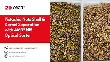 Pistachio Nuts Shell & Kernel Separation with AMD® NI5 Optical Sorter