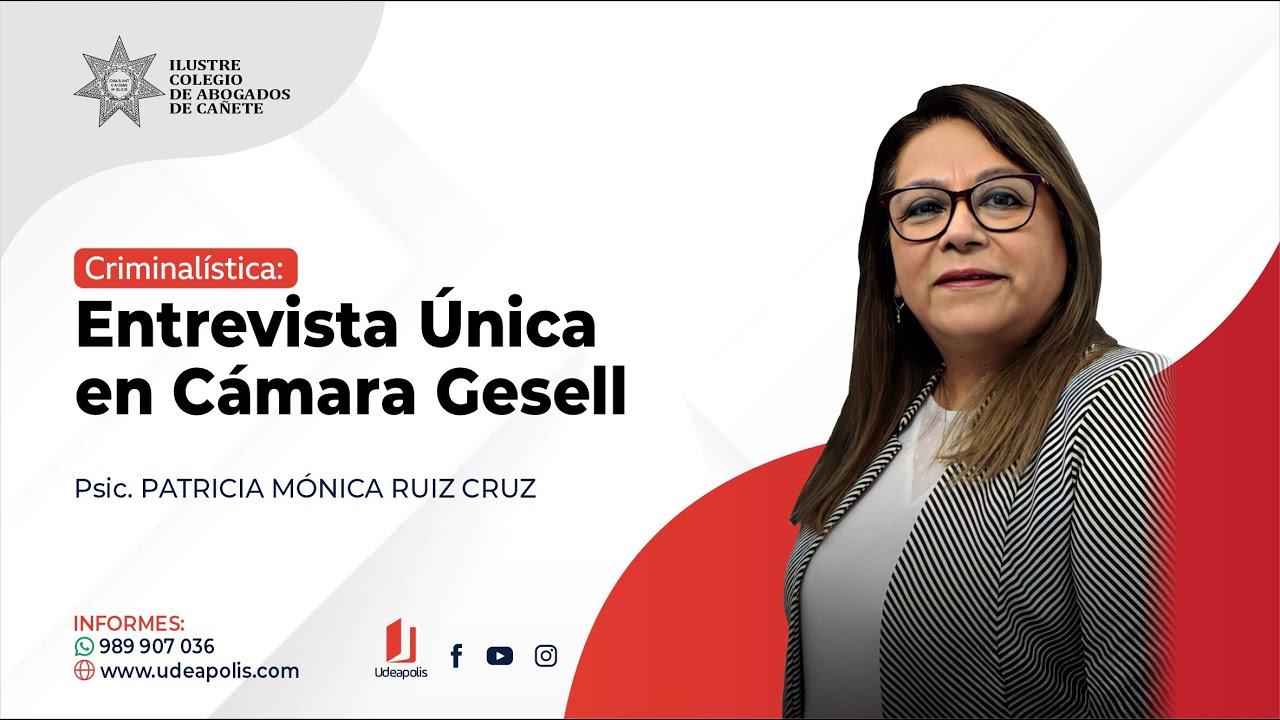 Entrevista Única en Cámara Gesell | Patricia Mónica Ruiz Cruz - YouTube