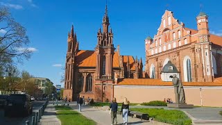 Walking tour of spring Vilnius. Bernardine Gardens. Užupis. #vilnius #spring #užupis