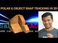 AUTOCAD MECHANICAL MODELING | APPLICATIONS OF POLAR TRACKING AND OBJECT SNAP TRACKING IN AUTOCAD 3D