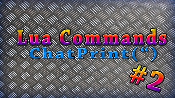 (Lua Command) Gmod Server Chat Print