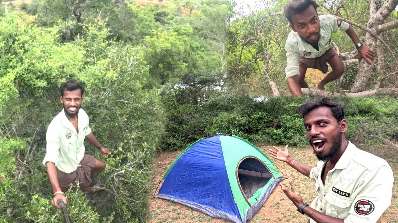 24 Hours Living at Deep Forest..! 😱 Challenge Gone Wrong Heay Rain 🌧️ ...