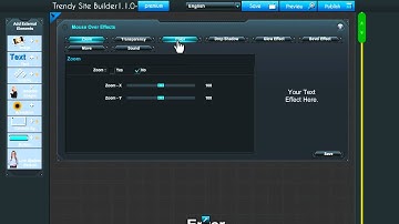 How to add "color" change effect on mouseover in Trendy Website Builder