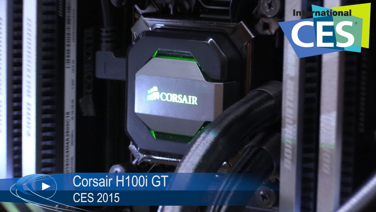 CES Corsair H110i GT Cooler with Link Software (English) | Allround-PC.com - YouTube