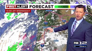 Sunday evening weather forecast