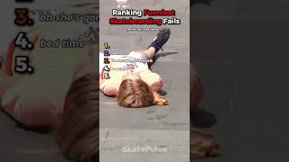 Ranking Funniest Skateboarding Fails #skateboarding #skating #skate