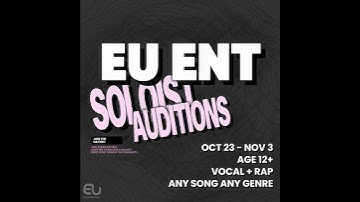 🅲🅻🅾🆂🅴🅳 EU ENTERTAINMENT FIRST SOLOIST AUDITIONS!💥Contact ON BANDLAB #kca #audition
