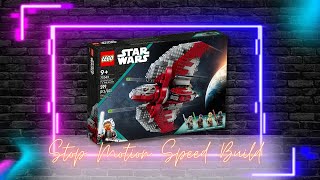 LEGO Star Wars Ahsoka Tanos T-6 Jedi Shuttle Stop Motion Speed Build