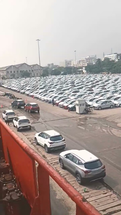 car loading on roro carrier ship  at Chennai..!!