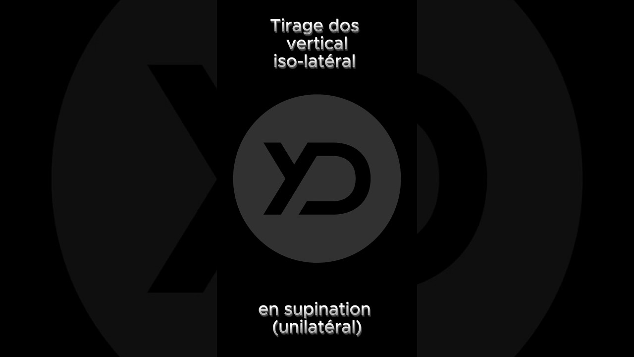 tirage dos iso latéral vertical à la machine