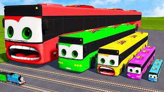 Big & Small McQueen vs Chick Hicks vs Tow Mater vs King Dinoco vs Duch Hudson - BeamNG.Drive screenshot 4