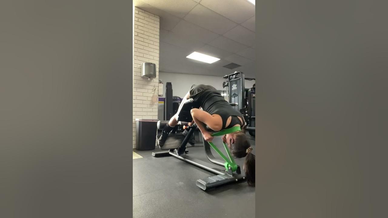 Resistance Band Hyperextension Glute Focused YouTube