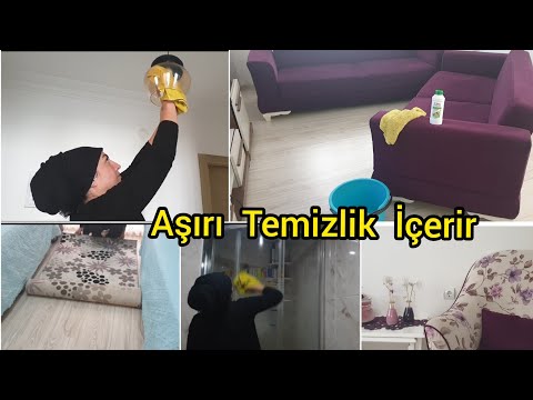 Dip Köşe Temizlik🧹Büyük Yaz Temizliğim🧺Bütün Evi Temizledim💪Banyo Temizliği 🛁Evim Mis Gibi Oldu📽vlog