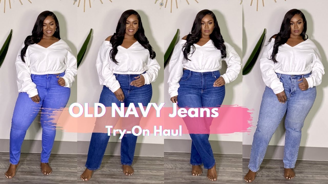 Old Navy Jeans Try-on haul