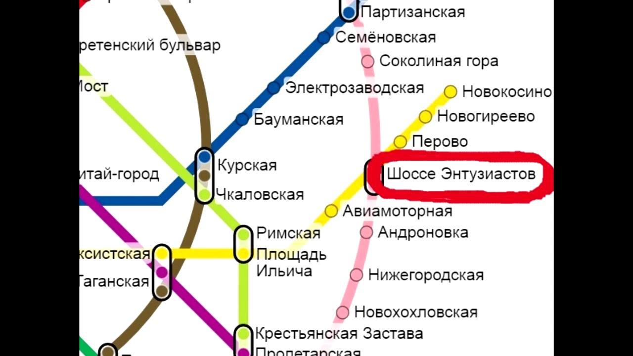 Метро энтузиастов