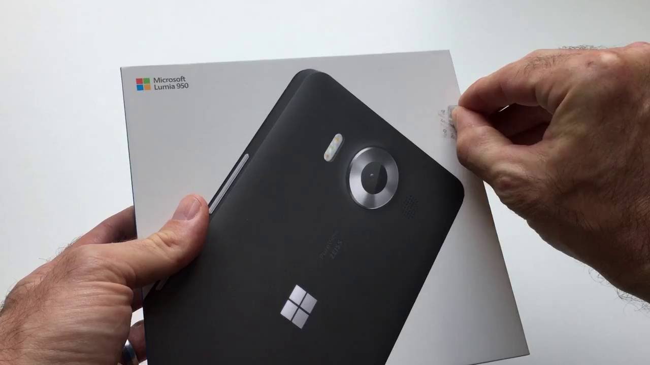 Microsoft Lumia 950 Unboxing YouTube