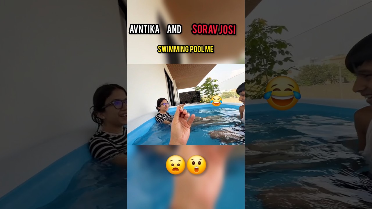 We Built A Mini Swimming Pool At Home! 😍 (Masti Un-Limited) #soravjoshivlogs #comedy