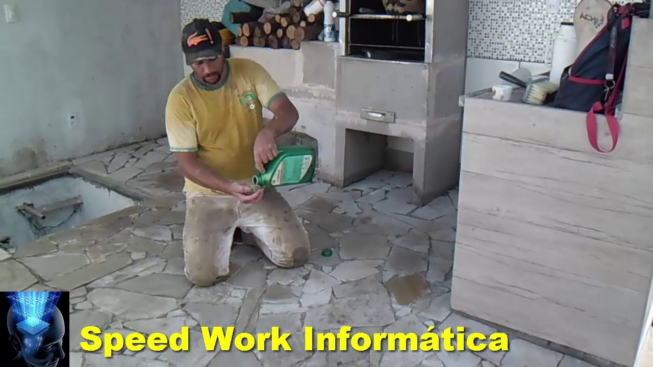 Segredo revelado para que pedras São Tomé não venham manchar na hora de rejuntar