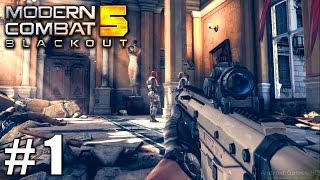 Modern Combat 5 Blackout Gameplay Android Part - 1 Walkthough Hd