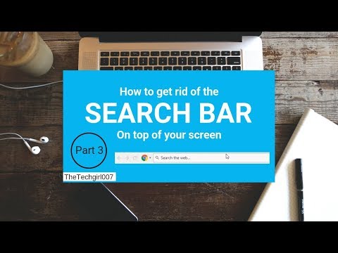Updated 2019 - How to remove search bar at top of screen | Windows 7 8 10 | Better sound hqdefault