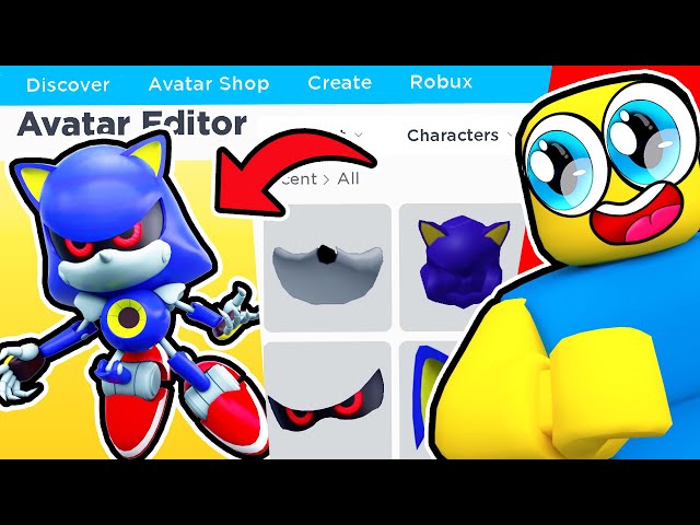 How to make MAJIN SONIC in ROBLOX #roblox #robloxavatar #roblo